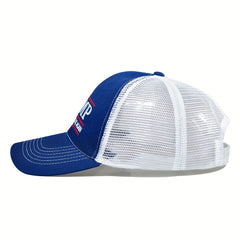 Letter Embroidery Mesh Trucker Hat Baseball Cap