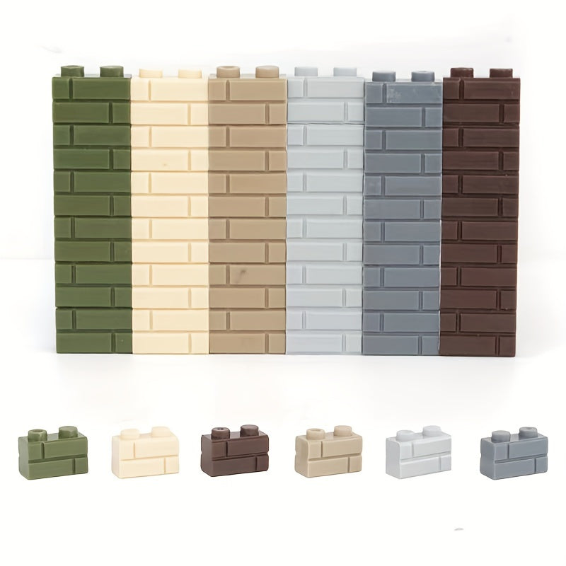 50pcs Ancient Wall Brick Building Block Toy Gift