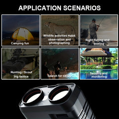 1080p HD Night Vision Binoculars for Camping and Surveillance