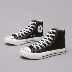 Men's High Top Canvas Shoes Lightweight Casual Sneakers