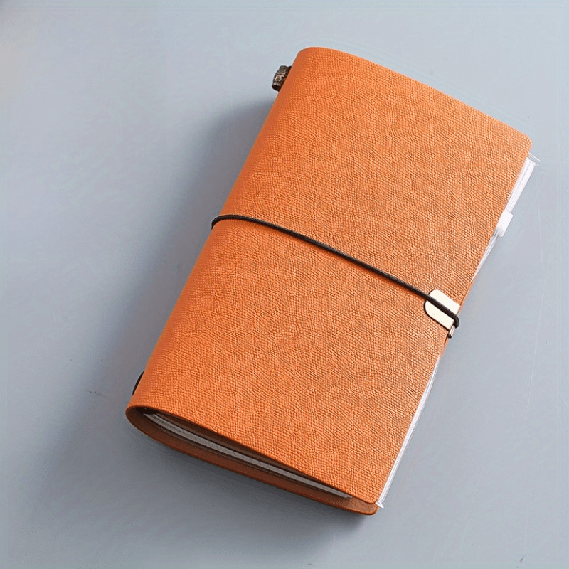 A6 Creative Notebook Travel Book Card Storage Bag Brown Paper 96 Sheets