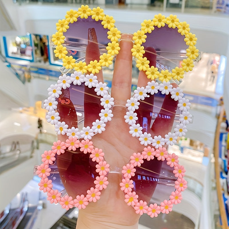 Daisy Flower Sunglasses Candy Gradient Glasses UV400