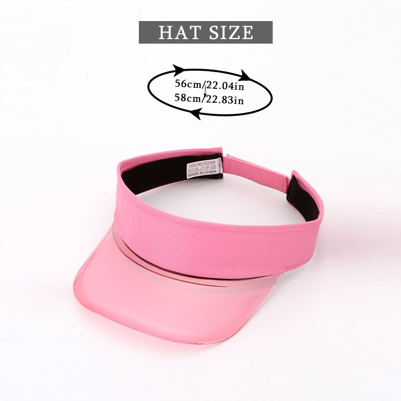 Candy Visor Hats Adjustable Baseball Cap Lightweight Visors