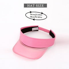 Candy Visor Hats Adjustable Baseball Cap Lightweight Visors