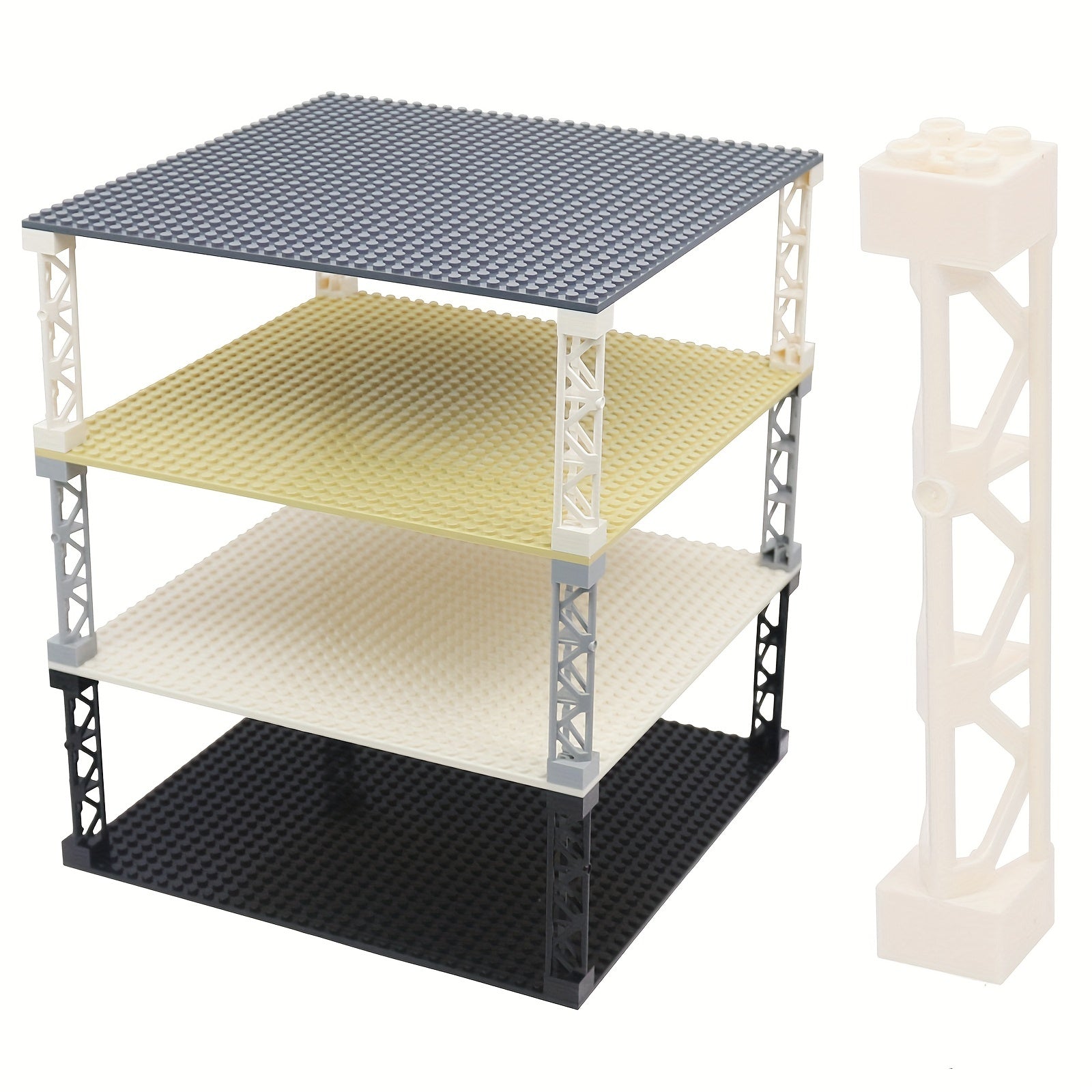 8pcs Building Blocks 2x2x10 Support Pillars Bricks Bulk Compatible 58827 95347