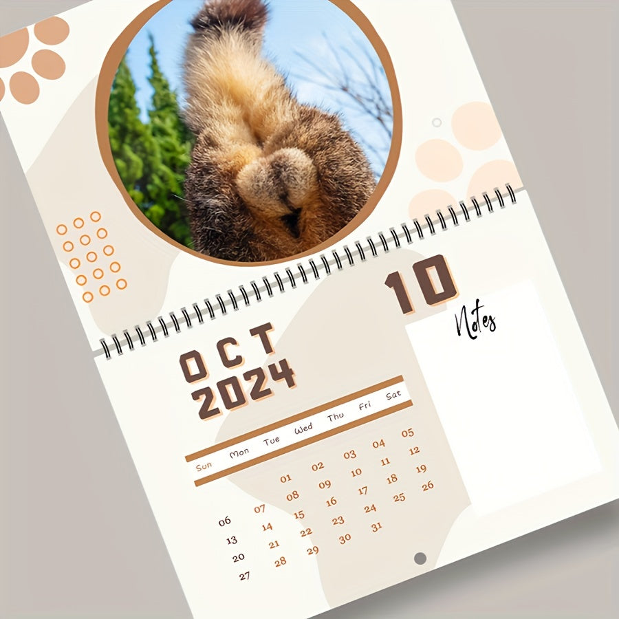 Cat & Dog Butt Calendar 2023 Monthly Wall Planner