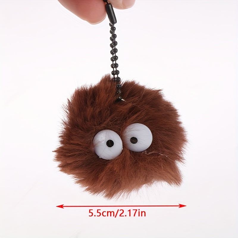Cute Small Ball Plush Keyring Bag Pendant Ornament