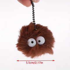 Cute Small Ball Plush Keyring Bag Pendant Ornament