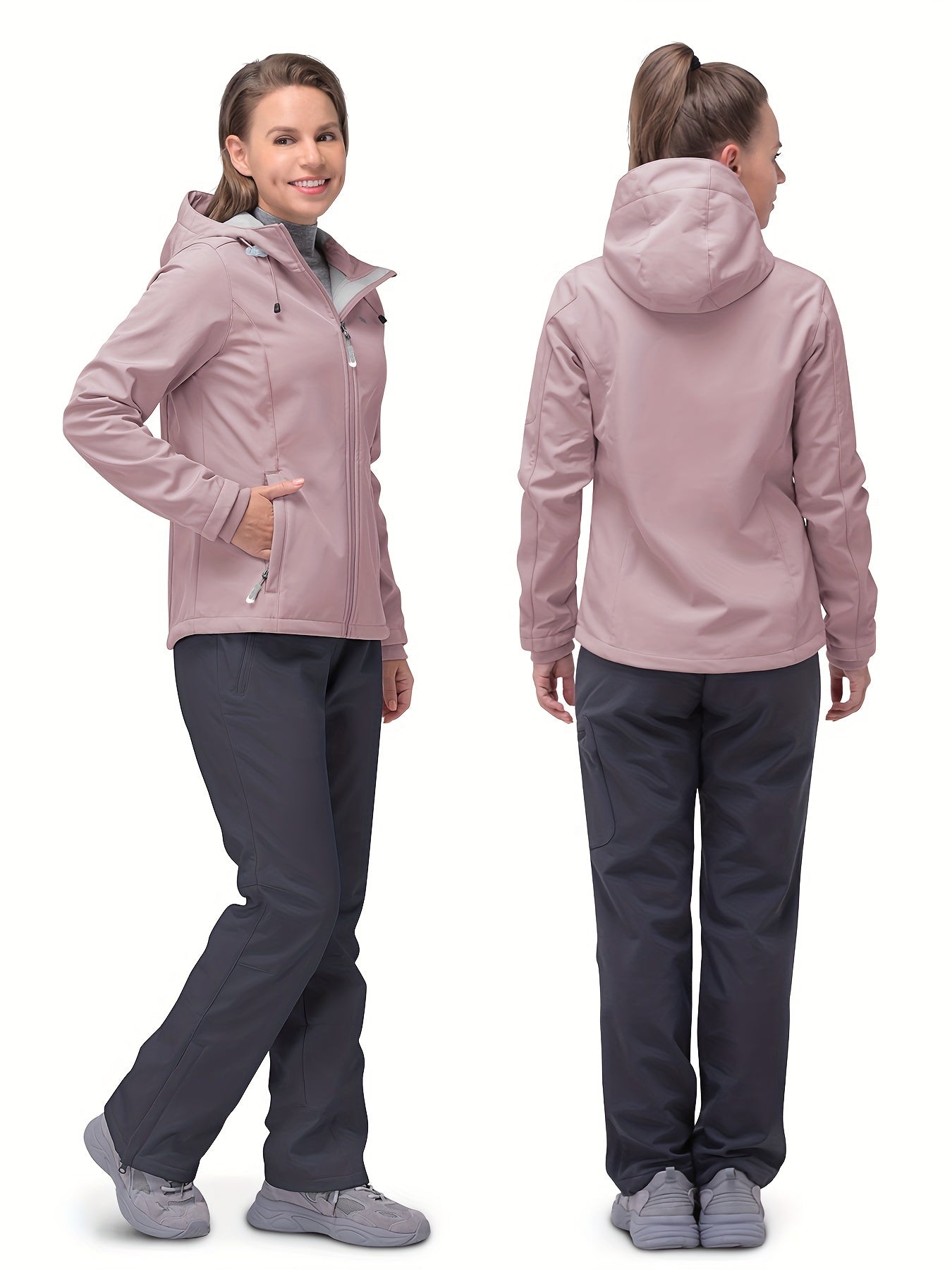 Waterproof Sports Jacket Fleece Liner Windproof Coat