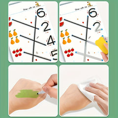 Magic Practice Book Set Kids Drawing Kit with Pen and Eraser