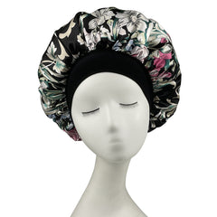 Milk Silk Wide Brim Bonnet Cap for Women