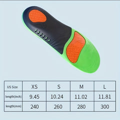 Plantar Fasciitis Arch Support Insoles Women Men Pain Relief Shoe Inserts