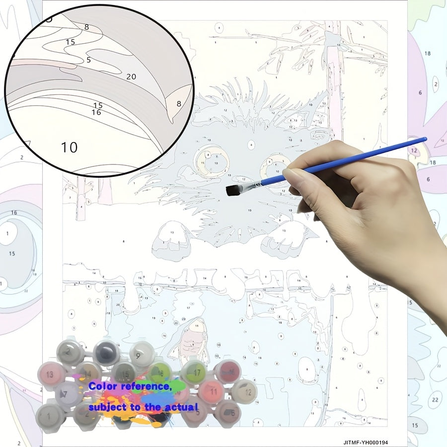DIY Naughty Cat Number Painting Kit