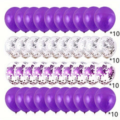 12 inch Latex Sequin Balloon Set for Birthday Wedding Party