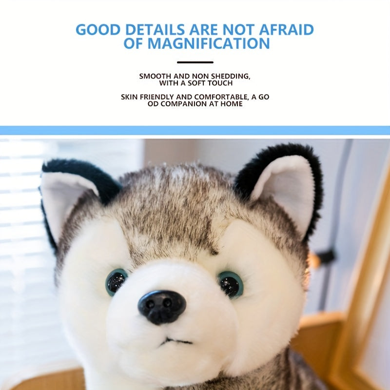 Husky Plush Toy Maojian Dog Long Plush Animal Doll Gift