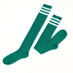 Striped Thigh High Socks Lolita Over The Knee Stockings