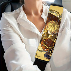 Anime Cartoon Print Car Seat Belt Cover Shoulder Pad for Women