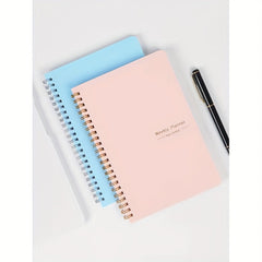 52 Sheets Weekly Planners Self Filling Schedule Coil Notebook