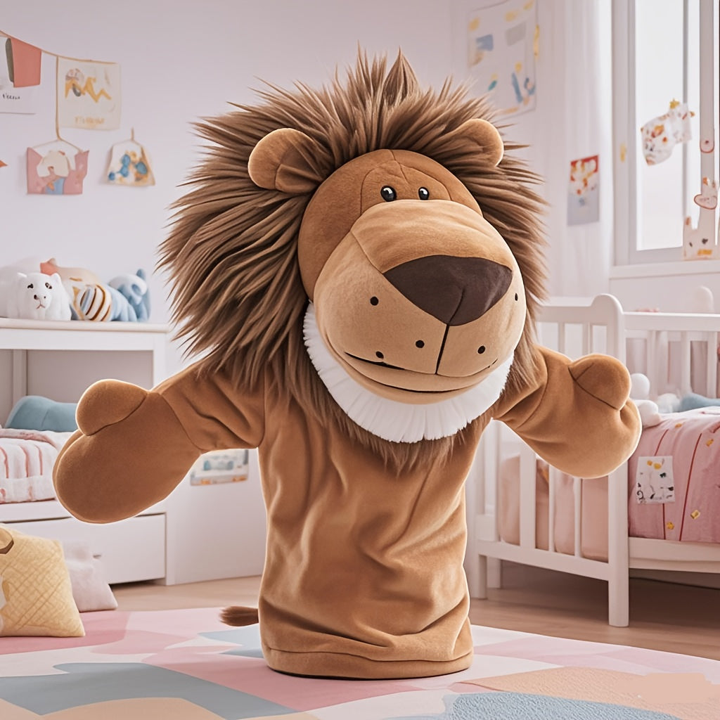 Interactive Cartoon Animal Hand Puppet Plush Toy
