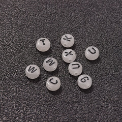 200pcs 7mm Luminous Glow Beads for Bracelet Necklace DIY