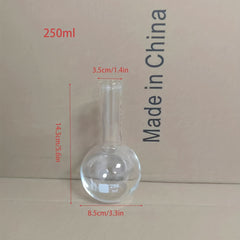 Laboratory Glass Flask for Heating and Boiling Liquids