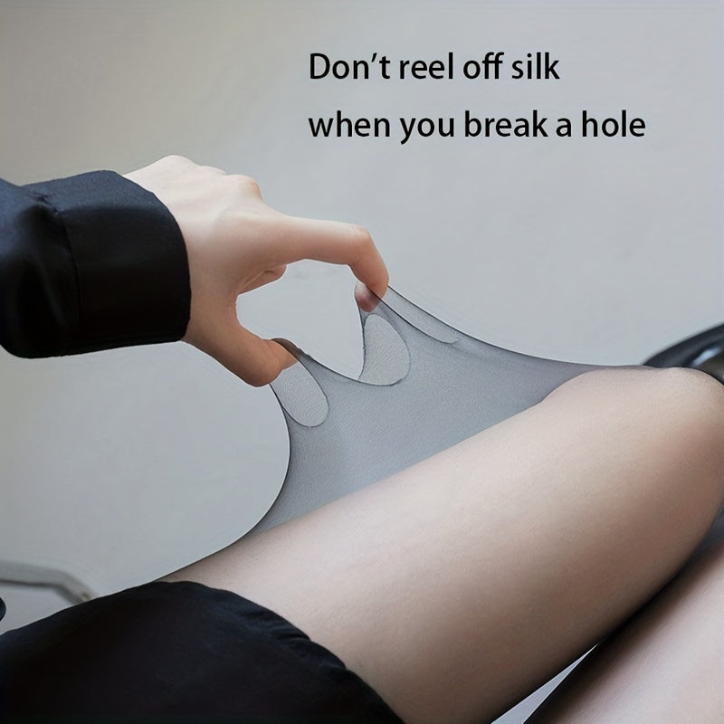 Ultra Thin Sheer Tights High Waist Footed Pantyhose Women's Stockings