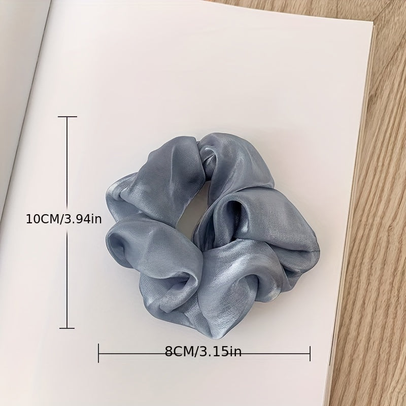 Satin Large Scrunchie Ponytail Hair Tie
