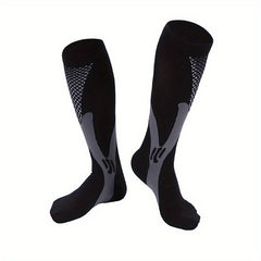 Men's Compression Knee Socks for Sports Soccer Running