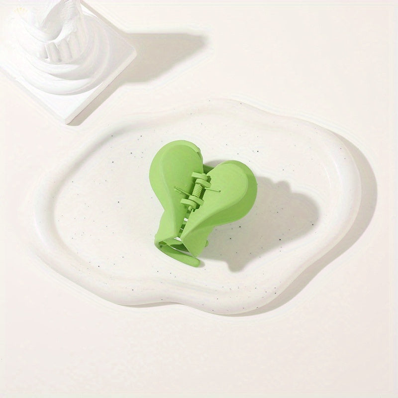 Heart shaped Acrylic Hair Claw Headwear Hair Accessories
