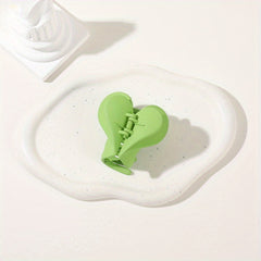Heart shaped Acrylic Hair Claw Headwear Hair Accessories