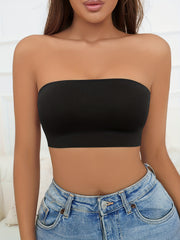 Seamless Bandeau Bra & Thongs Set