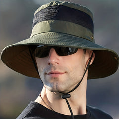 Unisex UV Protection Bucket Hat UPF50 Sun Protection For Fishing Hiking Gardenin