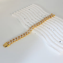 Cuban Link Rhinestone Chain Necklace