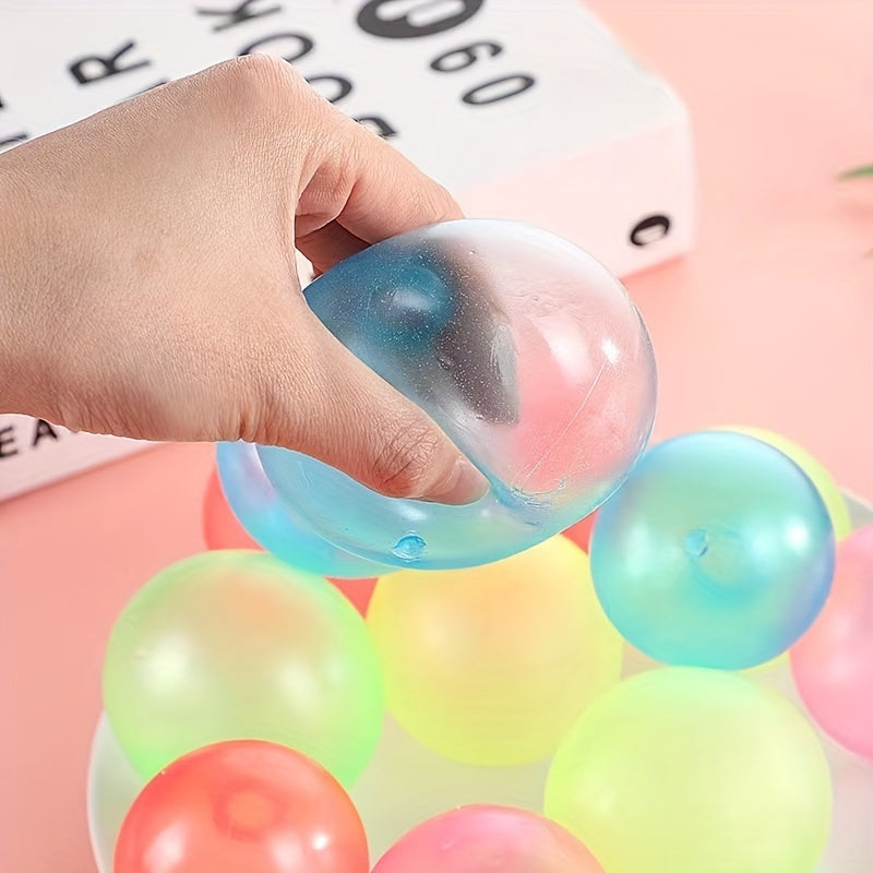 4pcs Stress Relief Glow Balls Decompressing Toys