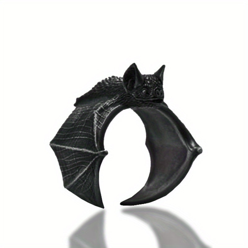 Retro Metal Cold Wind Bat Ring Male Niche Ring Jewelry