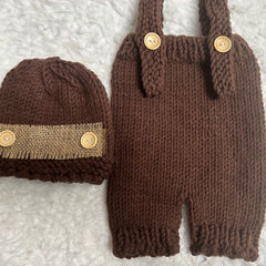 Newborn Boys Crochet Outfit for Photo Shoots