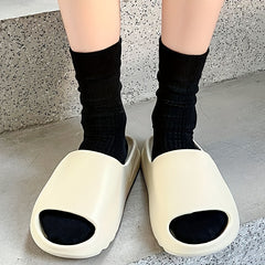 6 Pairs Comfy Breathable Women's Solid Socks Stockings