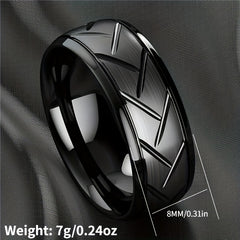 Men's Titanium Steel Ring Gift