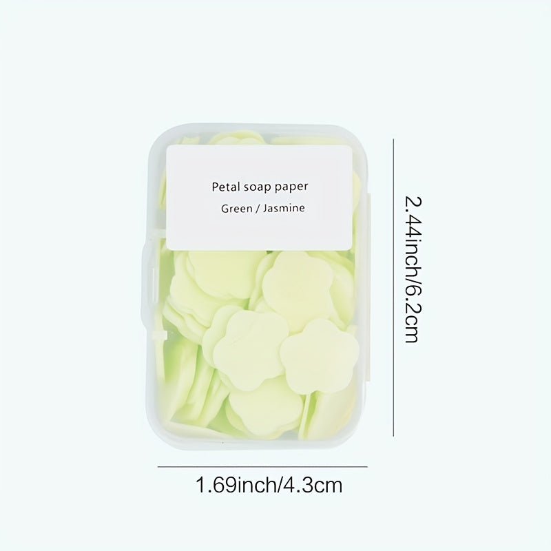 Organic Soap Paper Sheets Portable Disposable Travel Bath Slice Flake Soap