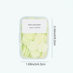 Organic Soap Paper Sheets Portable Disposable Travel Bath Slice Flake Soap