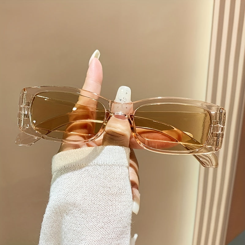 Y2K Rectangle Sunglasses UV400 Sun Shades