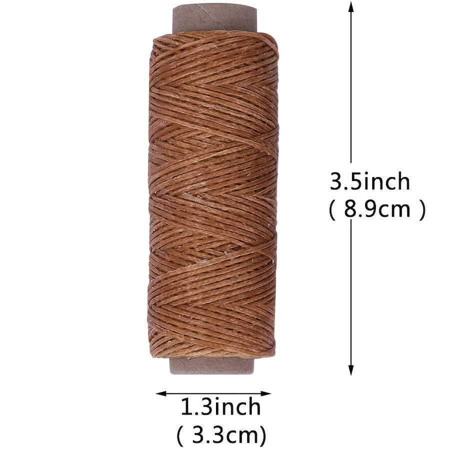 Waxed Thread Leather Sewing For Hand Stitching Leather Craft DIY