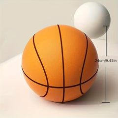 Orange Silent Basketball For Indoor Training Christmas Gift