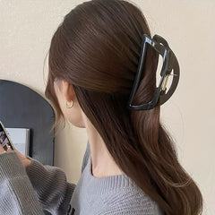 Crescent Shaped Hair Clip Shark Claw Ponytail Holder Women Girls Hair Accessory