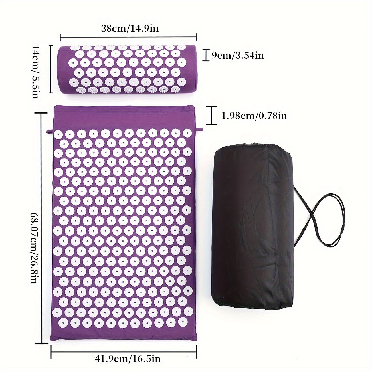 Acupuncture Mat Relieves Muscle Tension and Pain