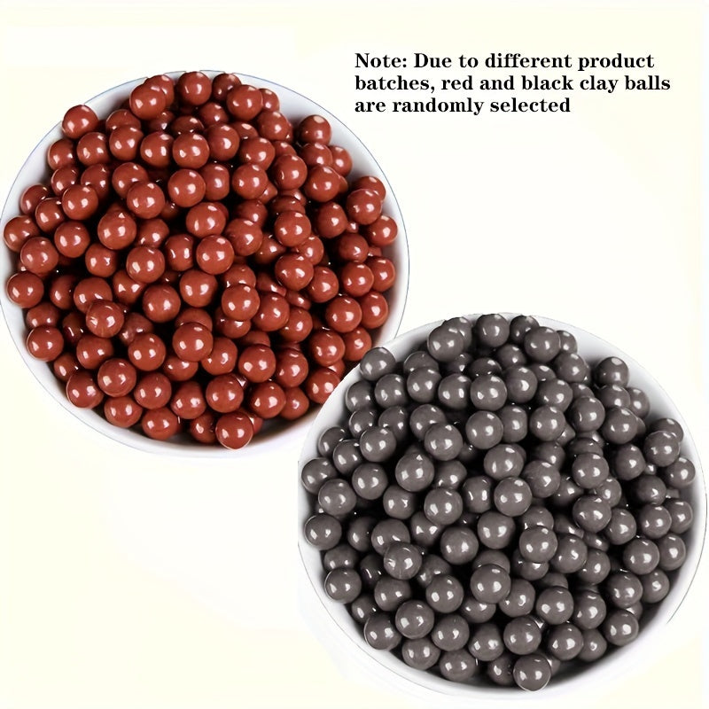 100pcs 8 9mm Hard Mud Balls for Outdoor Fun