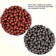 100pcs 8 9mm Hard Mud Balls for Outdoor Fun