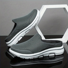 Men's Breathable Slip On Mules Lightweight Non Slip Comfy Shoes