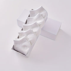 10 Pairs Ribbed Ankle Socks Women's Stockings