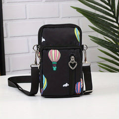 Heart Zipper Ring Shoulder Bag Waterproof Layered Crossbody Bag
